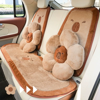 Fur Car Seat Cushion Cartoon, Seat cushion, seat cover