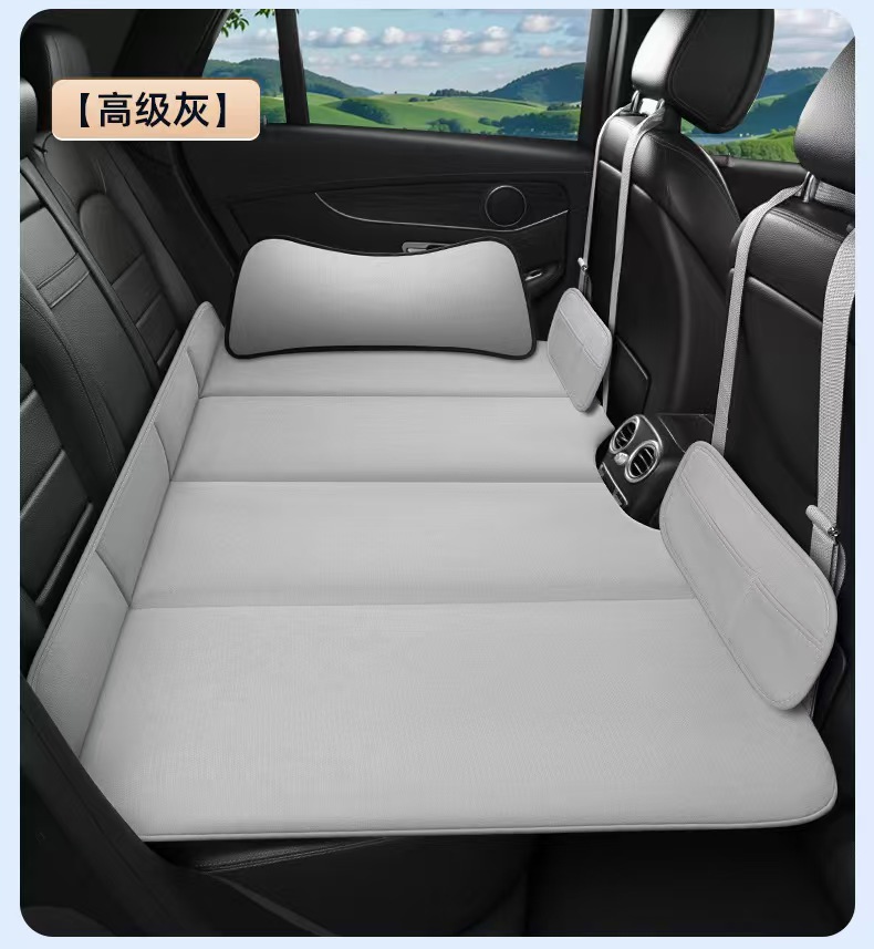 Car Rear Sleeping Pad Foldable Inflatable Back Seat Travel Bed