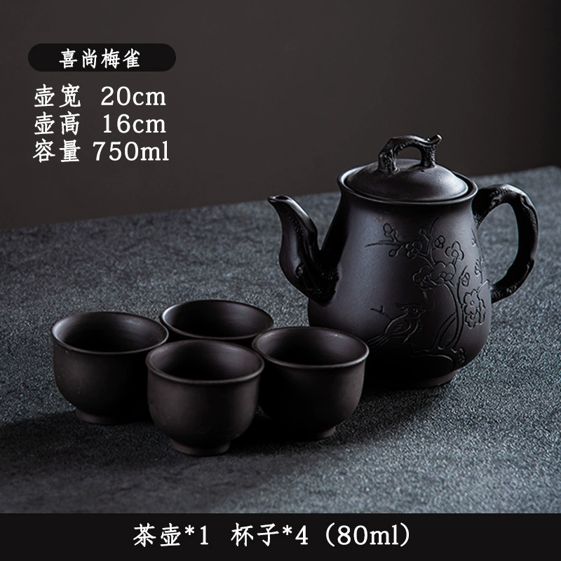 Capacious teapot, filter, tea set