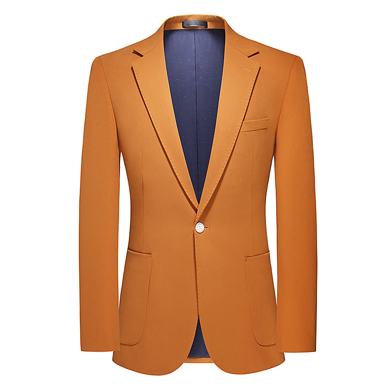 Autumn casual solid color suit