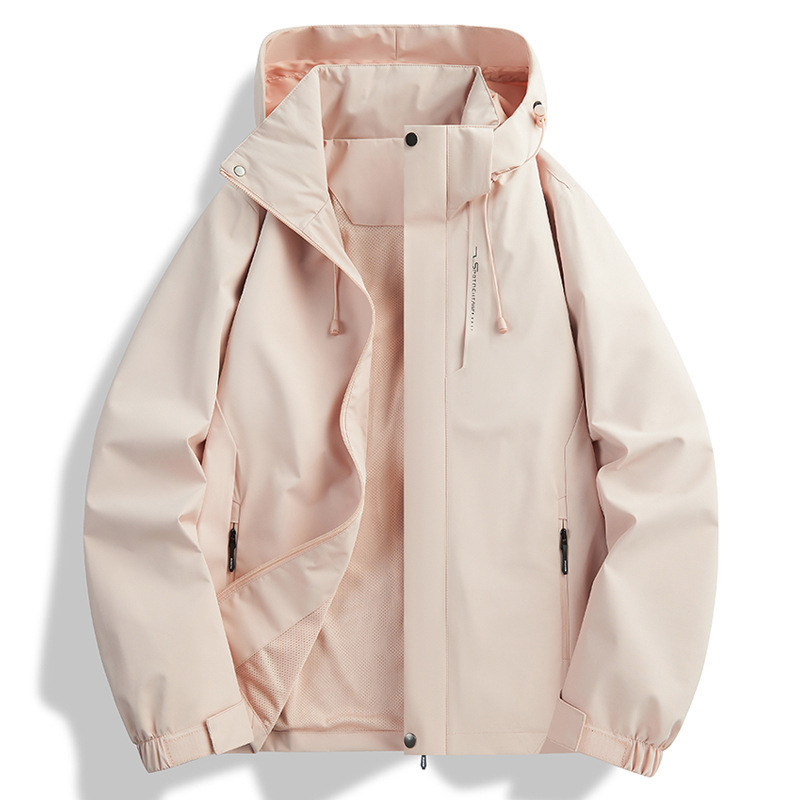 Ropa de asalto simple de mujer 3 - en - 1 chaqueta pequeña primavera y otoño a prueba de viento chaqueta de pareja de otoño y invierno
