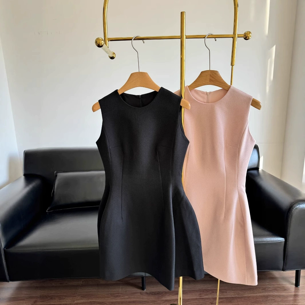 25ss новое женское платье без рукавов на раннюю весну 250608