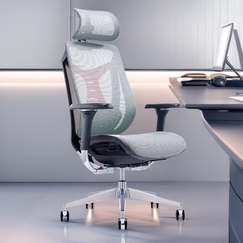 Customized Office Computer Chair for Long Periods of Sitting Without Fatigue and Comfortable Lunch Break. Office Reclining Dual-Purpose Massage Ergonomic Chair