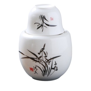Chinese-style Liquor Warmer Warmer Yellow Wine Hip Pot Ceramic Sake Hot Flavor Set