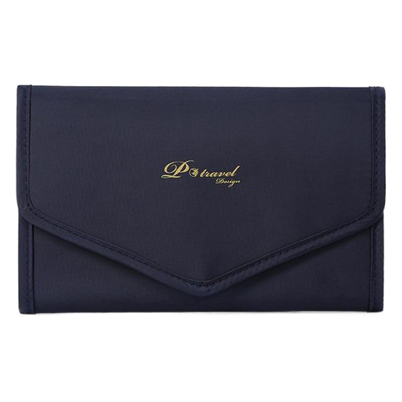 Bolsa de Joyería Plegable Multifuncional de Fábrica, Bolsa de Almacenamiento Portátil de Alta Gama para Pulseras, Pendientes, Collares y Joyas.