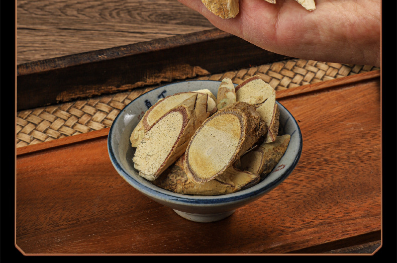 Millettia Root Slices Niu Da Li 500g Dried Guangxi Herbal Soup Ingredient with Ba Ji Tian and Du Zhong details