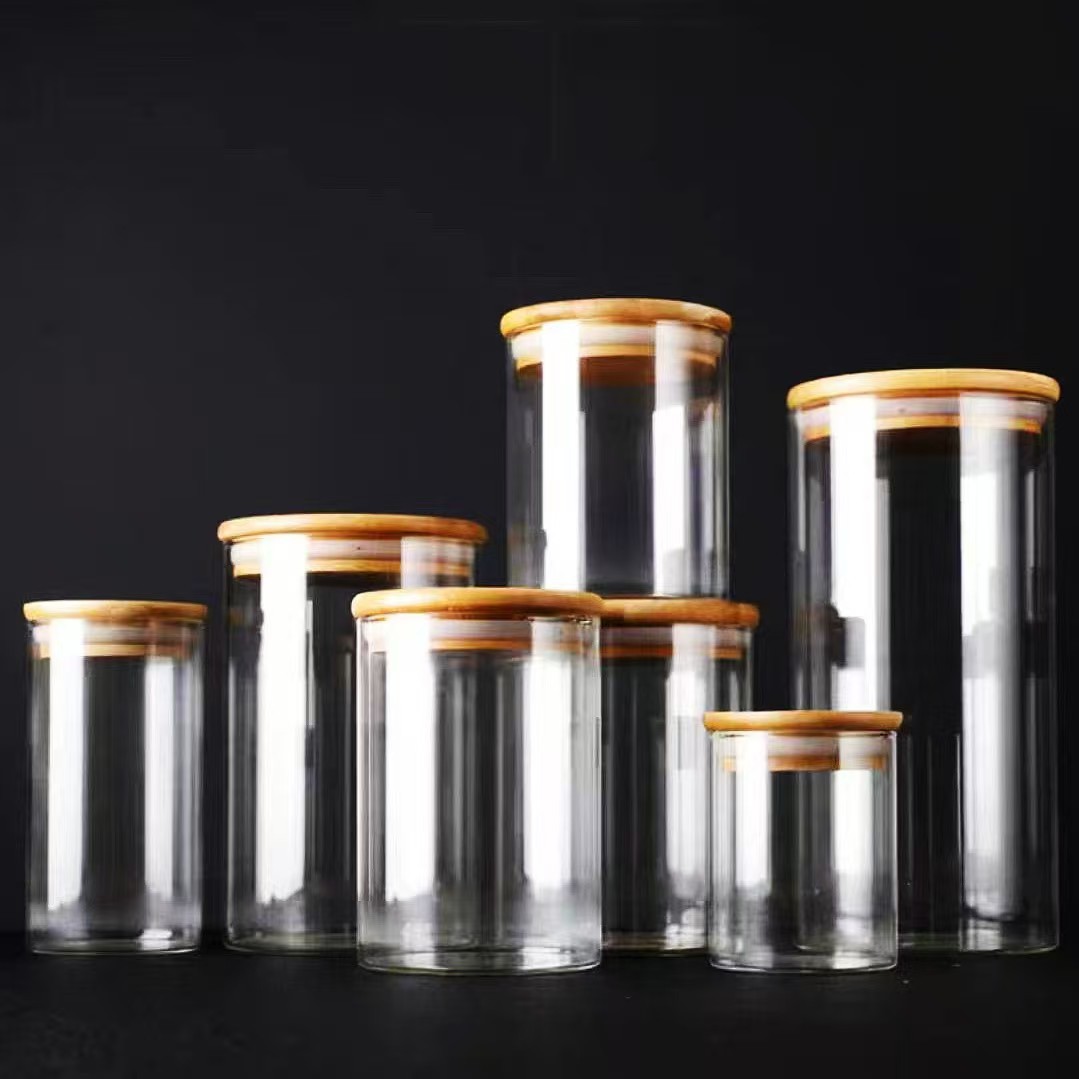 Caja de especias, botella de condimento, botella dividida, tanque de sellado de vidrio de alto silicio, tanque de almacenamiento, botella de condimento, botella de cocina doméstica
