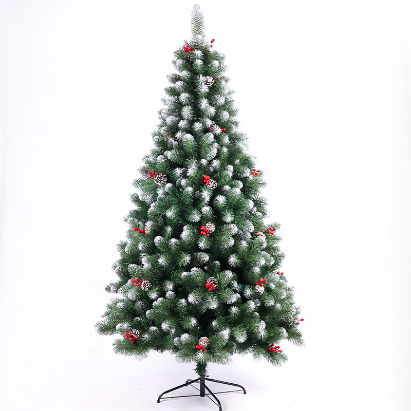 Encrypted PVC Christmas tree 1.5m 1.8m simulated flocking Christmas…
