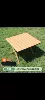 60 fork legs table [light wood grain]