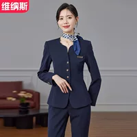 Осенний длинный рукав для гостиницы для работы, классический костюм пиджак, набор, стиль высокого качества