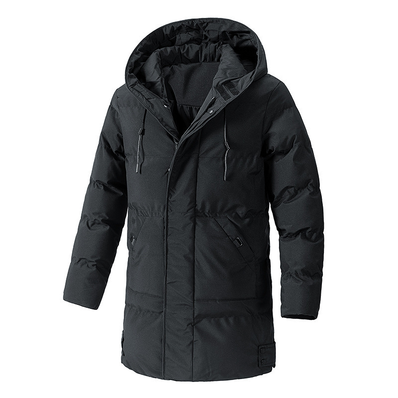 Mid-Length Cotton-Padded Jacket for Men, Large Size, Cross-Border Winter Loose Hooded Cotton-Padded Jacket, Warm and Thickened down Cotton-Padded Jacket Manufacturer Mid-Length Cotton-Padded Jacket for Men, Large Size, Cross-Border Winter Loose Hooded Cotton-Padded Jacket, Warm and Thickened down Cotton-Padded Jacket Manufacturer