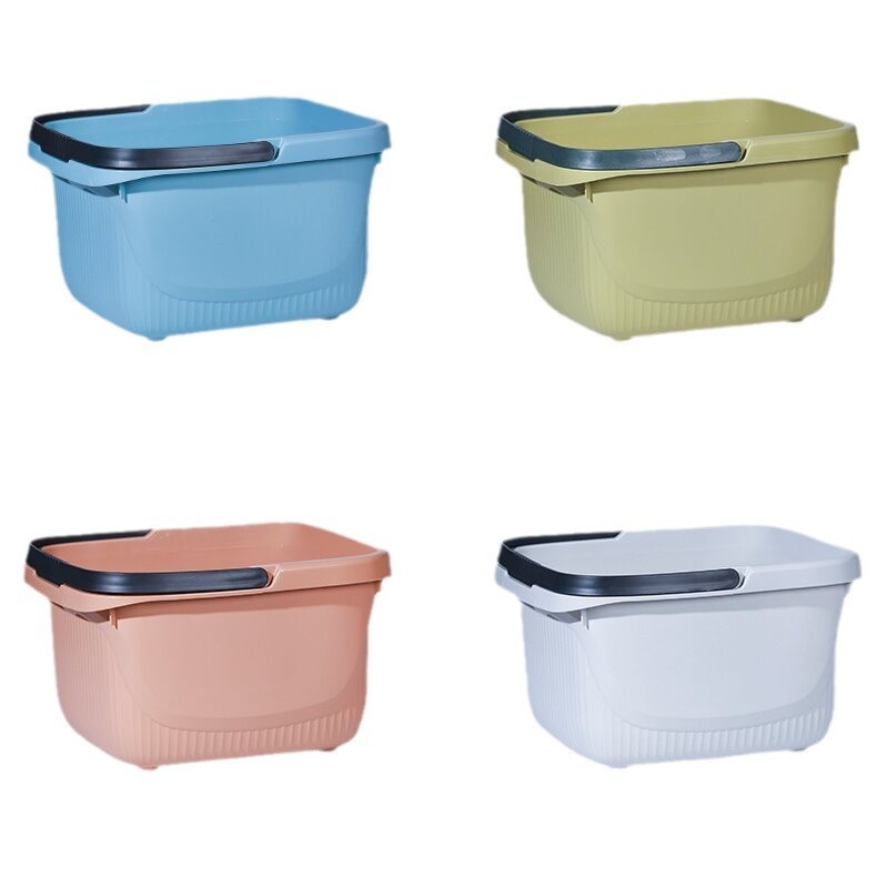 卸売プラスチック足湯桶、厚手フットバス、ロゴ印刷可能、高さのあるマッサージフットバス、足湯桶|undefined