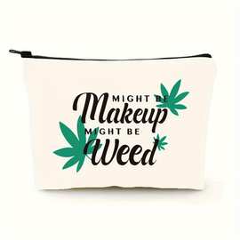 跨境款帆布笔袋批发印花女士化妆包防水便携物品收纳袋礼物