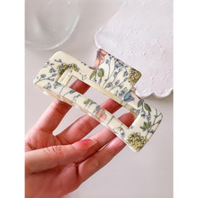K 44511 Floral Dopamine Hair Claw �黨��Ͱ����㷢�п羳