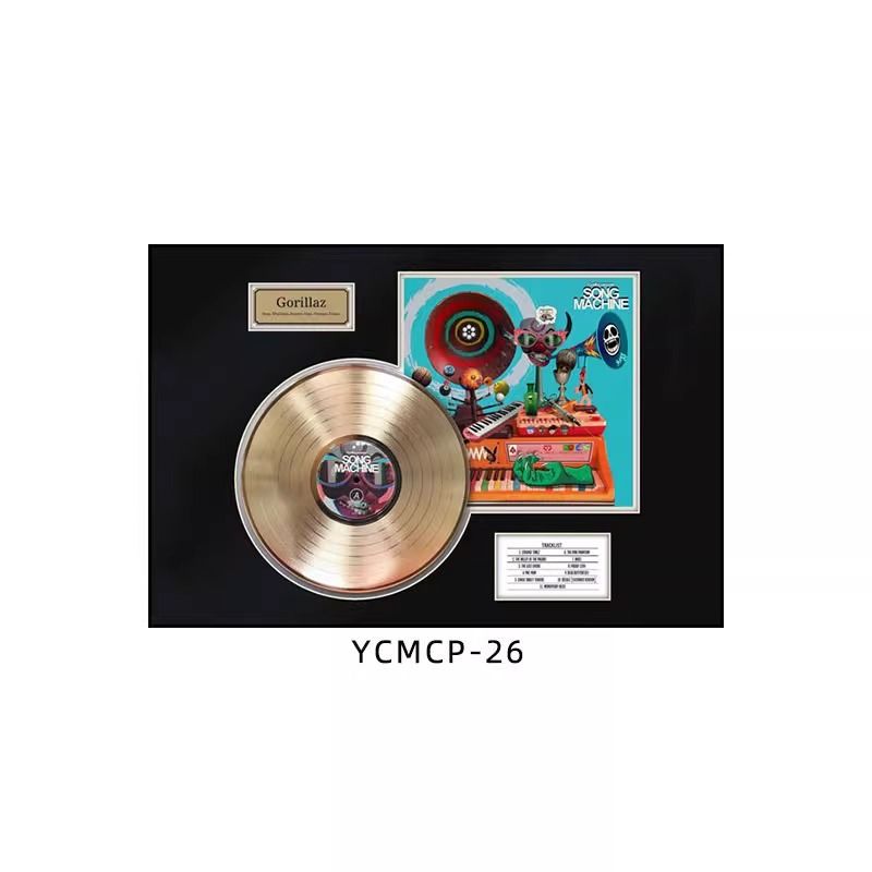 CD de vinilo cuelga pinturas retro americanas cafetería música comedor sala de estar dormitorio lujo ligero alta pintura decorativa image 19