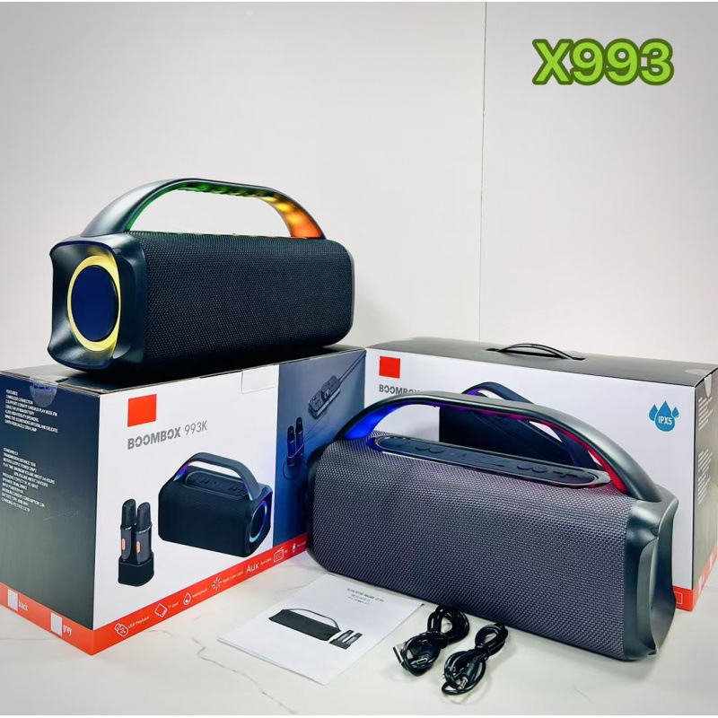 Foreign Trade 30W Outdoor Satchel Ares Audio X993 Wireless Bluetooth Speaker Subwoofer High Power Rgb Color Light Foreign Trade 30W Outdoor Satchel Ares Audio X993 Wireless Bluetooth Speaker Subwoofer High Power Rgb Color Light