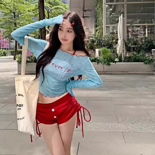 泳衣女款2025高级感连身比基尼绝美小个子氛围感纯欲分体保守