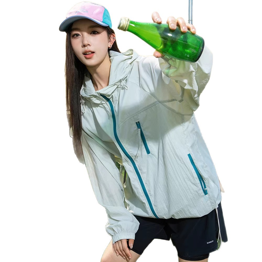 생방송 자외선 차단복 커플용 여름 upf50 + 얇고 가벼운 통기 자외선 차단복
