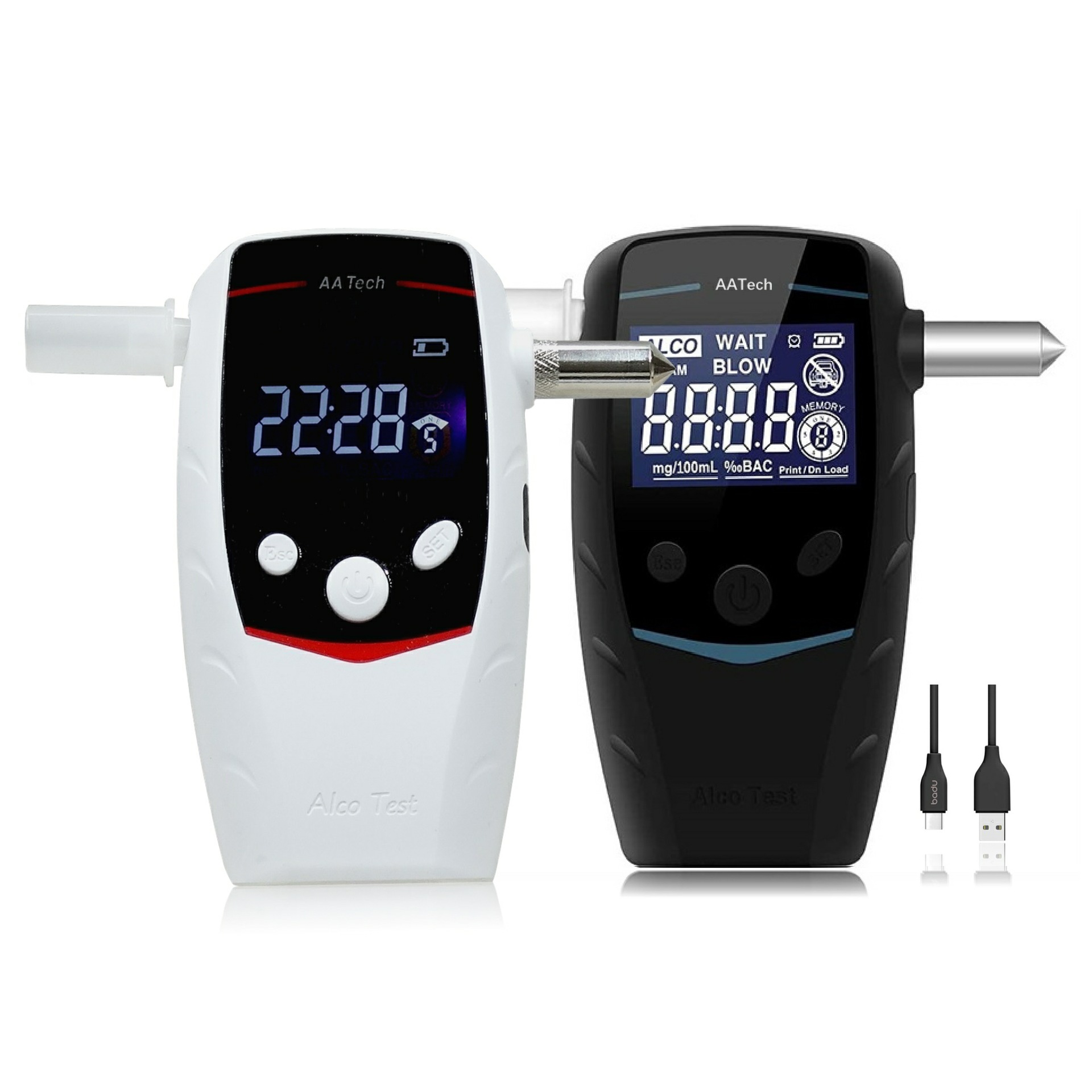 AAT198/AA1698半导体酒精测试仪高精准酒精吹气式测试仪 iBACheck