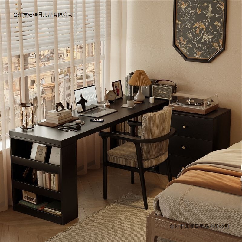 Corner Desk Bookshelf Integrated Table L-Shaped Computer Table Student Home Writing Desk Corner Desk Bedroom Table