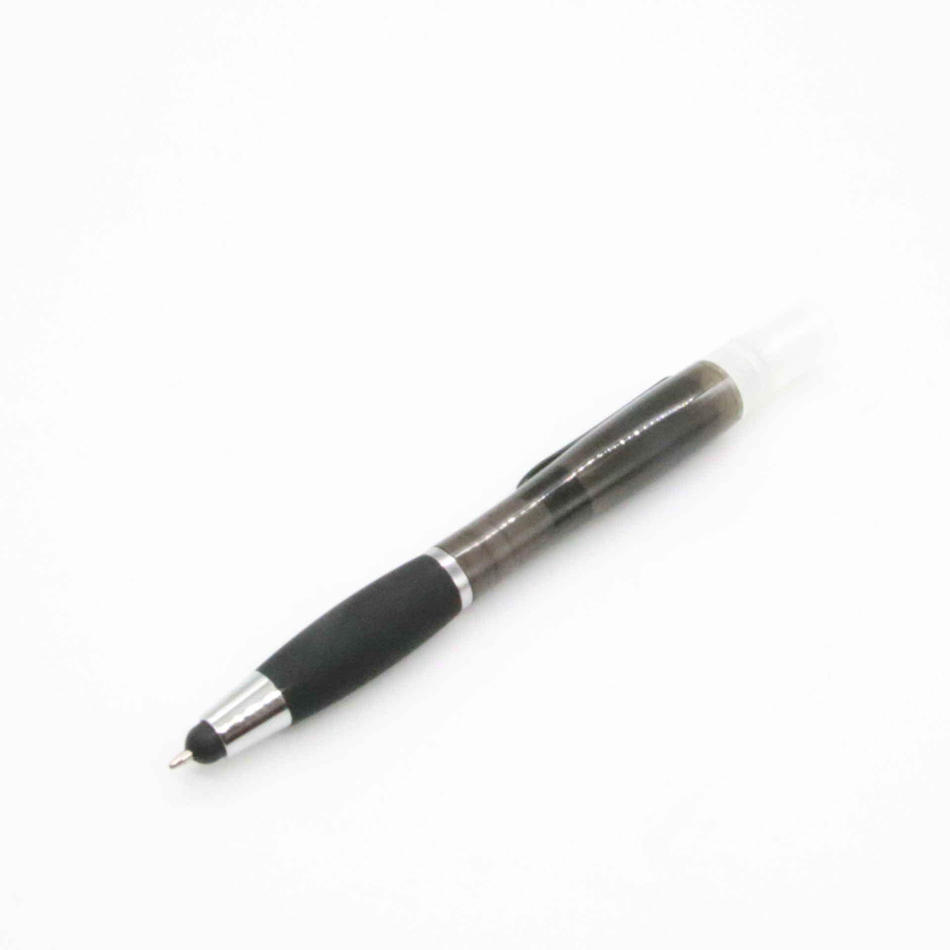 3ml aerosol táctil bolígrafo de plástico teléfono móvil de pantalla táctil dos-en-uno bolígrafo de publicidad de la pluma