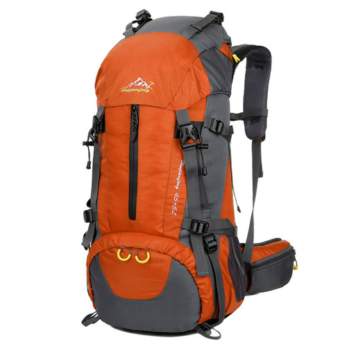 New product outdoor sports backpack hiking bag 50L hiking double shoulder bag travel bag with rain cover