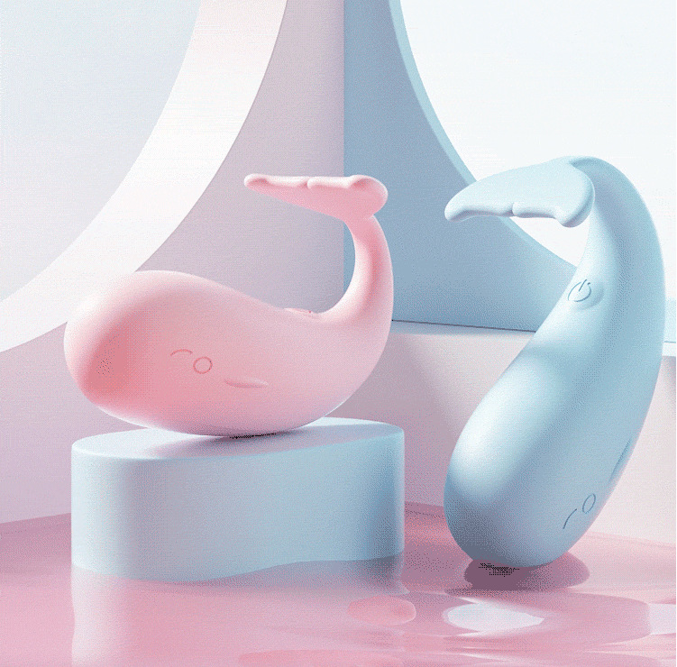 신비한 피피고래가 진동하는 계란을 입고 있습니다. 웨이브 블루 - 미니 프로그램 모델 [6976309820912] [P]