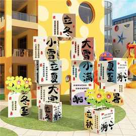 24二十四节气传统节日幼儿园墙面装饰成品环创文化主题布置材料