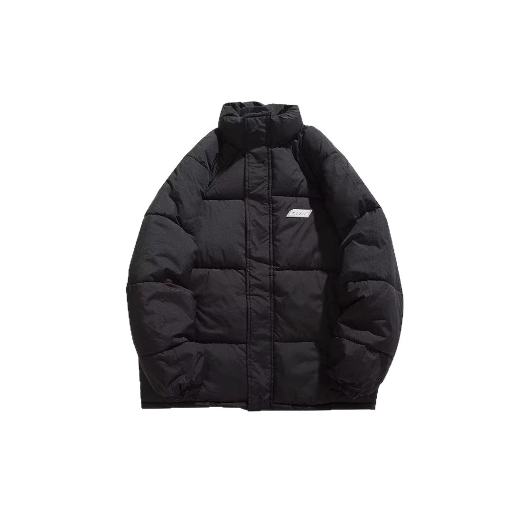 Capa de algodón para hombres y mujeres en invierno de 2025 gran tamaño suelto coreano de cuello grueso chaqueta de algodón frío chaqueta de algodón