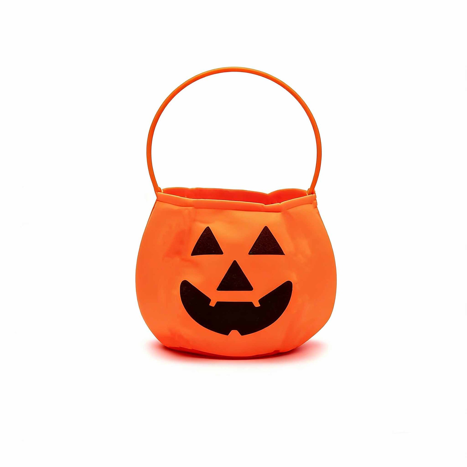 Bolsa de dulces de Halloween portátil bolsas de calabaza tridimensionales para niños regalos props de fiesta de fantasmas brujas transfronterizas props de fiesta de fantasmas