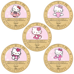 HelloKitty commemorative coins Hello Kitty anime peripheral commemorative coins die-cast badges gifts