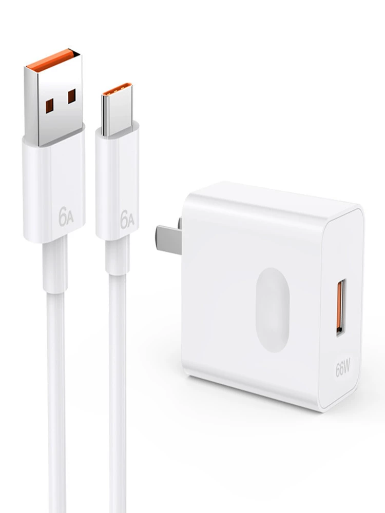 Быстрая зарядная головка на 66 Вт подходит для Mate40/30 Pro/P50/P40 Huawei Honor Charger V20/Nova 840W/