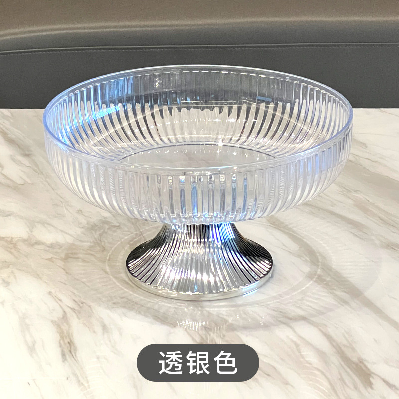 Año Nuevo plato de fruta hogar sala de estar mesa de café 2023 nueva luz de lujo snack dulces frutos secos caja de almacenamiento