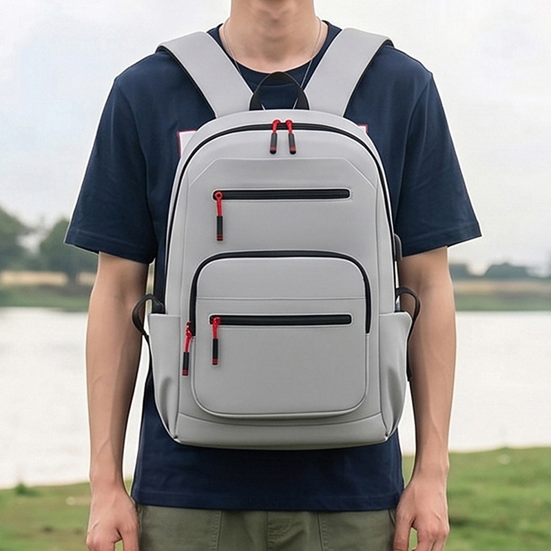 Mochila de Negocios y Viaje de Tela de Oxford, Transpirable, para Uso Diario
