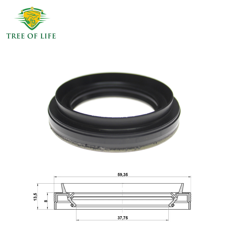 Retén de Aceite para Eje de Transmisión Nissan 383421561R 383428H500 para Transmisión Delantera Izquierda image 2