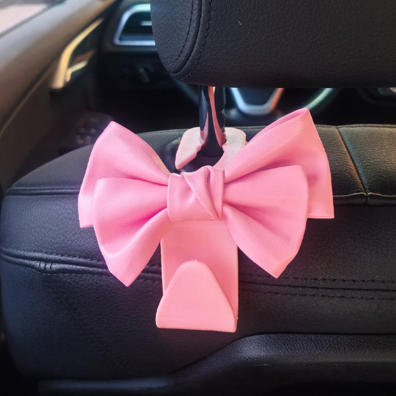Gancho trasero multifuncional en el automóvil Gancho femenino interior creativo Gancho para automóvil asiento invisible para automóvil