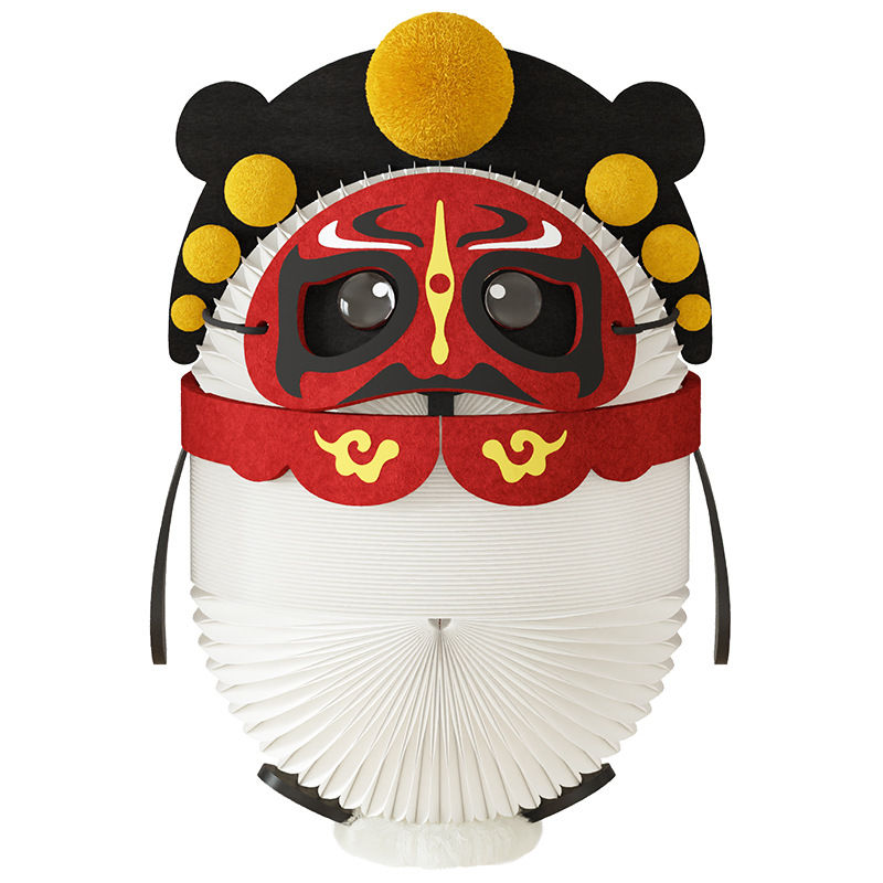 Eighteen paper Desktop ornaments Living room home decoration storage into the door porch ornaments Office good things Chinese style panda