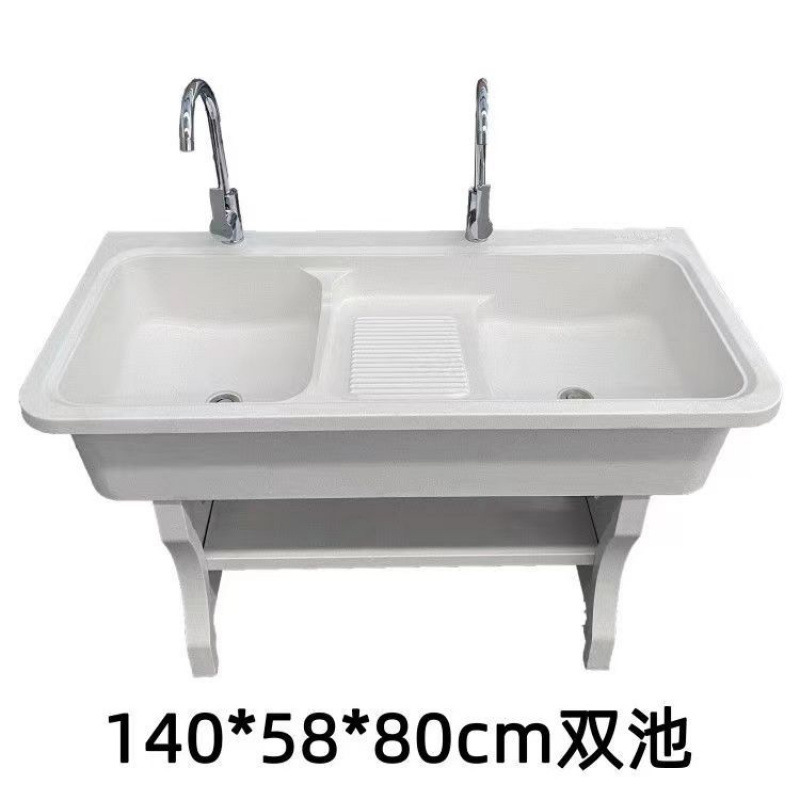石英石洗濯槽、洗濯板付き、バルコニー、家庭用中庭、屋内洗濯一体型洗面器、外国貿易工場サプライチェーン|undefined