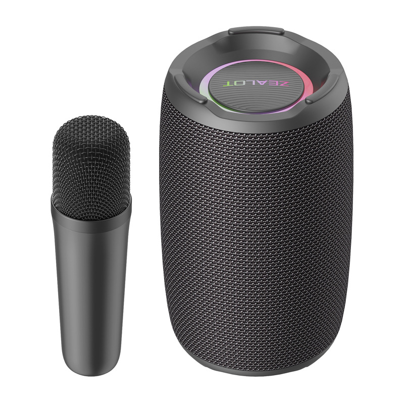 Fania S61M Micrófono KTV Micrófono Al aire libre integrado K canción inalámbrica Altavoz Bluetooth Hogar portátil