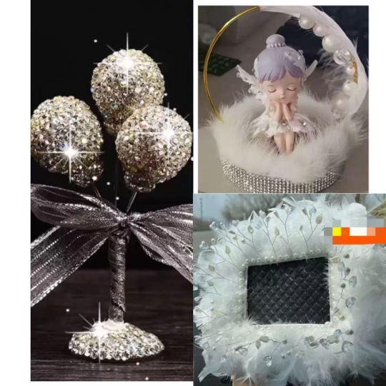 Ocean Girl accesorios de automóviles colchón de plumas rojas en línea pequeño libro rojo recomienda la corona de accesorios de automóviles decoración interior del automóvil