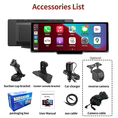 10.26inch Central Control Portable: Naviqasiyalı ağıllı güzgülər