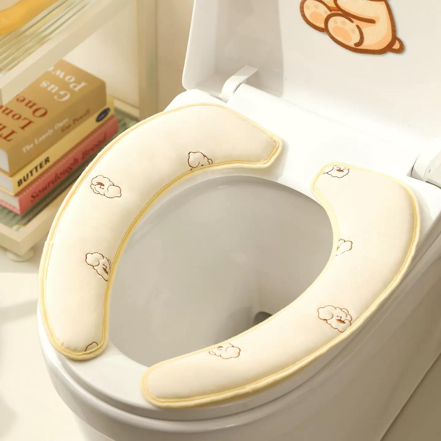 马桶垫子防水耐脏批发家用四季通用粘贴式坐便垫新款可水洗马桶贴