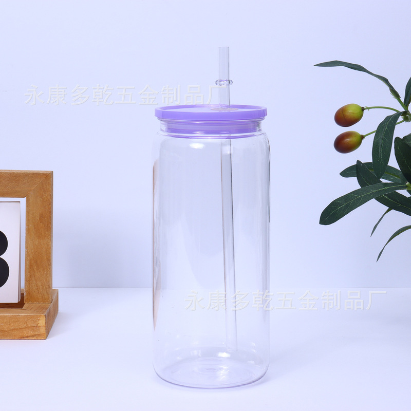 新品16オンスカラープラスチックメイソンカップカラーゼリースノーボールカップストローカップ20オンス二重プラスチックカップ|undefined