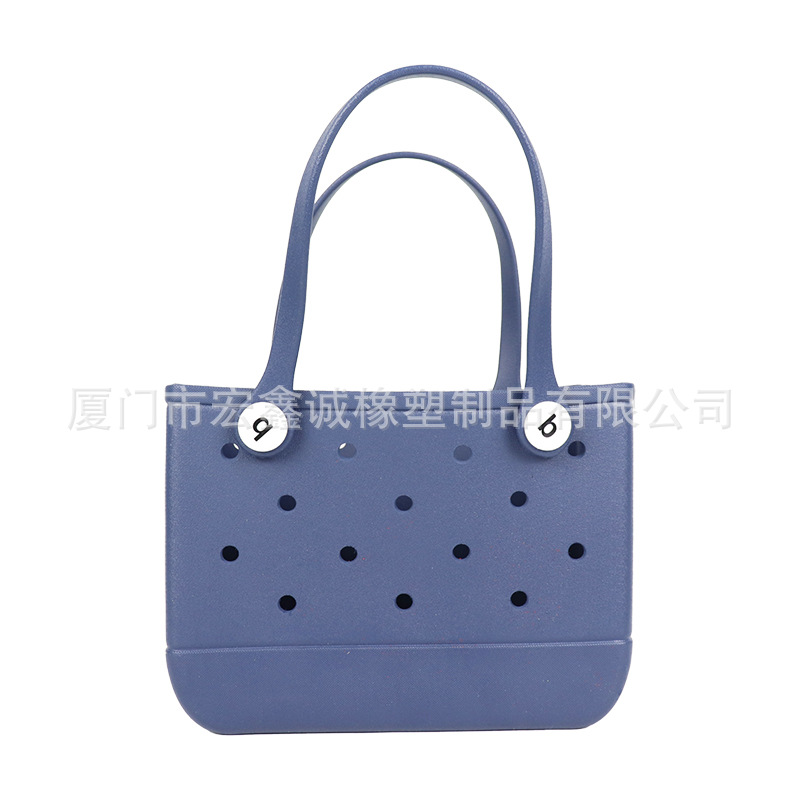 Venta caliente transfronteriza europea y americana nueva pequeña de gran capacidad impermeable linda niña niño EVA agujero agujero bolsa eva playa bolsa