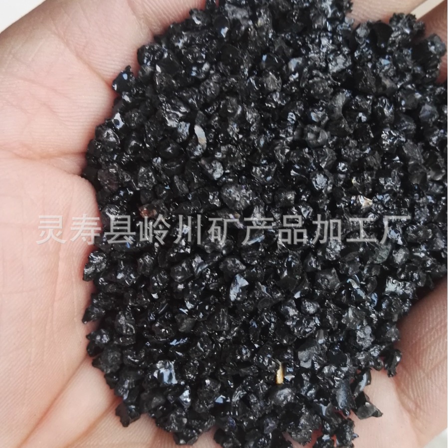 现货批发炒板栗沙黑色板栗砂子小石子糖炒货沙天然黑沙中国群裕