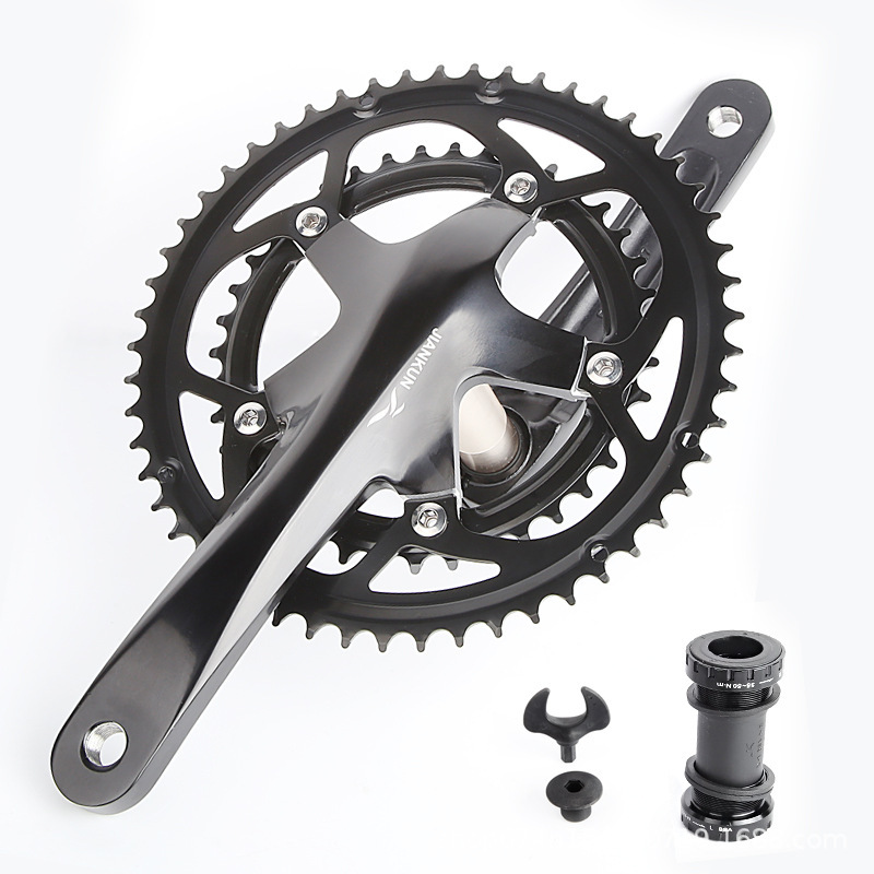 Jiankun 10 / 11 velocidad 20S carretera hueco disco de dientes de cigüeñal central disco de dientes plegable 39 / 53T