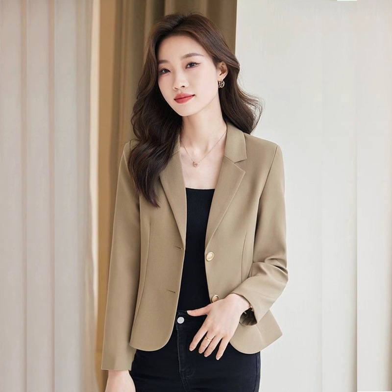 小个子短款西装外套女2025秋季新款时尚气质小西服设计感小众上衣|undefined