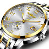 Calendar, mechanical men's watch, waterproof steel belt, fully automatic