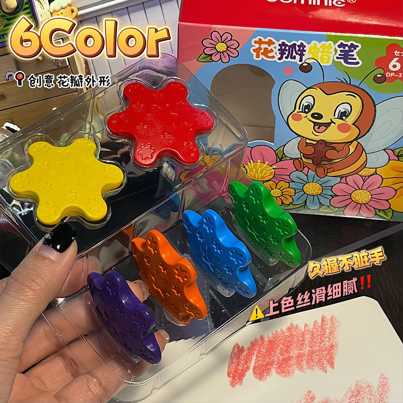 Juego de Crayones de Pastel al Óleo Infantil Plástico No Ensucia las Manos para Pintura Infantil