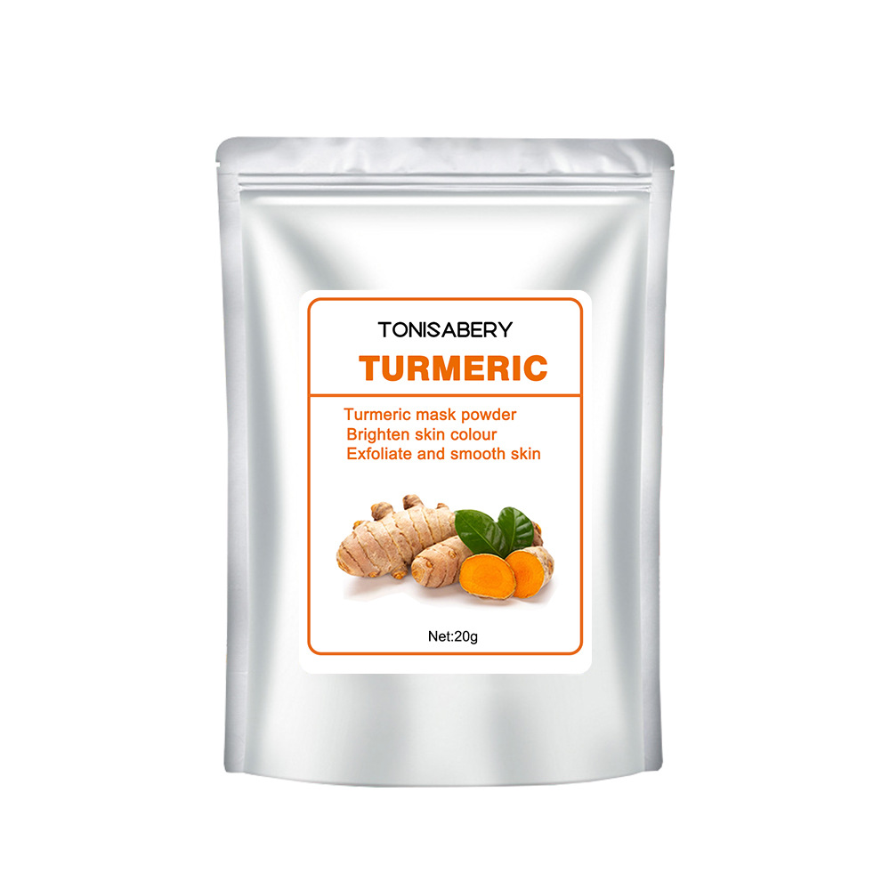 Kurkuma 20g puha film púder hidratáló pattanások eltávolító kávé arcmaszk_voghion.com